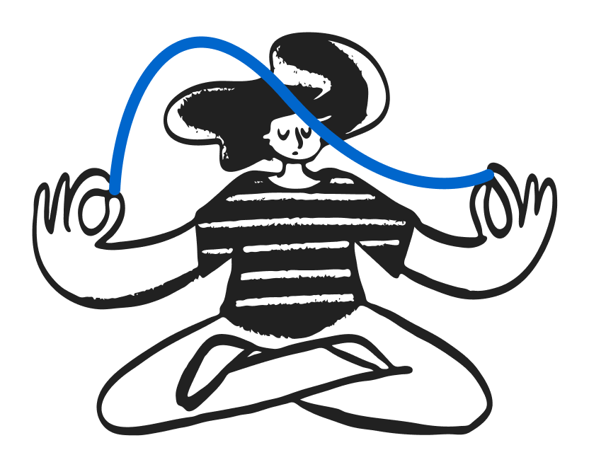 Tenere il filo blu Italia.